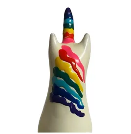 CONDOMERIE - HANDPAINTED NOVELTY CONDOMS UNICORN RAINBOW