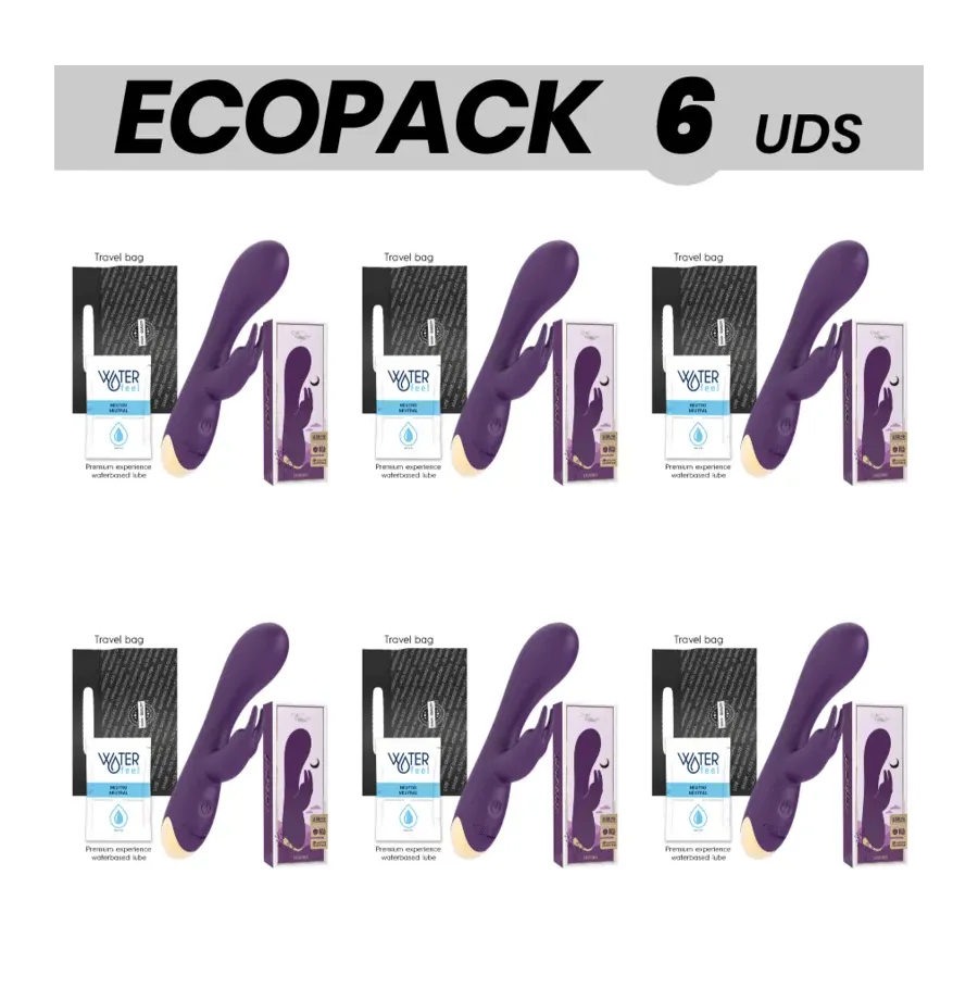 ECOPACK 6 UNITS - TREASURE LAURENCE RABBIT VIBRATOR COMPATIBLE CON WATCHME WIRELESS TECHNOLOGY ECOPACK 6 UNITS - TREASURE LAURENCE RABBIT VIBRATOR COMPATIBLE CON WATCHME WIRELESS TECHNOLOGY