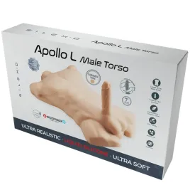 SILEXD - APOLLO L TORSO MASCHILE REALISTICO CARAMELLO