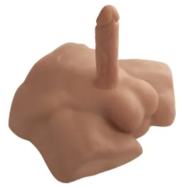 SILEXD - APOLLO S REALISTICO MEZZO TORSO MASCHILE CARAMELLO