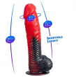 SILEXD - DEVIL DILDO FANTASY LIQUID SILICONE THERMOREACTIVE RED BLACK 20.3 CM SILEXD - DEVIL DILDO FANTASY LIQUID SILICONE THERMOREACTIVE RED BLACK 20.3 CM