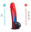 SILEXD - DEVIL DILDO FANTASY LIQUID SILICONE THERMOREACTIVE RED BLACK 20.3 CM SILEXD - DEVIL DILDO FANTASY LIQUID SILICONE THERMOREACTIVE RED BLACK 20.3 CM