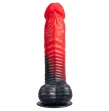 SILEXD - DEVIL DILDO FANTASY LIQUID SILICONE THERMOREACTIVE RED BLACK 20.3 CM SILEXD - DEVIL DILDO FANTASY LIQUID SILICONE THERMOREACTIVE RED BLACK 20.3 CM