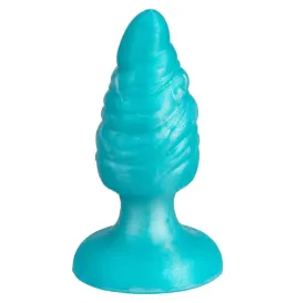 SILEXD - MELTY PLUG ANAL FANTASY SILICONE LIQUIDE THERMOREACTIVE BLEU CÉLESTE 9,2 CM