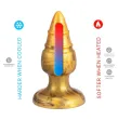 SILEXD - GOLDY PLUG ANAL FANTASY SILICONA LIQUIDA TERMOREACTIVO ORO 9.2 CM SILEXD - GOLDY PLUG ANAL FANTASY SILICONA LIQUIDA TERMOREACTIVO ORO 9.2 CM