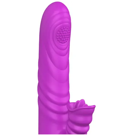 ARMONY - ANGELIA MULTIFUNCTION VIBRATOR WITH STIMULATING TONGUE VIOLET HEAT EFFECT