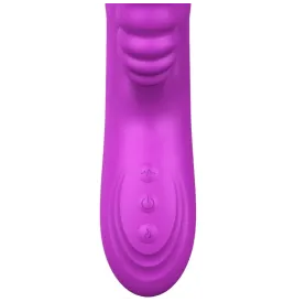 ARMONY - VIBRATEUR MULTIFONCTION ANGELIA DOUBLE LANGUE EFFET CHALEUR VIOLET