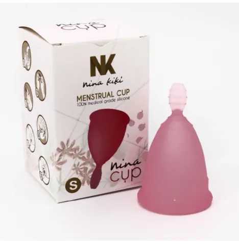 NINA KIKÍ - COPA MENSTRUAL TALLA S ROSA 6 1 GRATIS