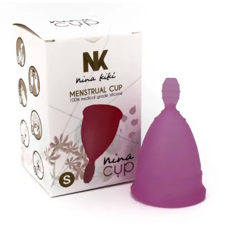 NINA KIKÍ - COPPA MESTRUALE VIOLA TAGLIA S 6 1 IN OMAGGIO