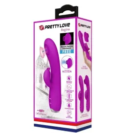 PRETTY LOVE - VIBRATEUR RECHARGEABLE REGINA - GEL À ASPIRATION VIOLET