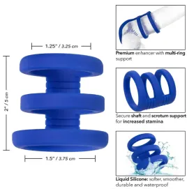 CALEXOTICS - ADMIRAL DREIFACH-COCK-CAGE BLAU