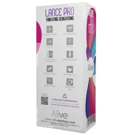 ALIVE - STIMULATEUR ANAL LANCE PRO ROSE