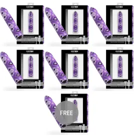 CUSTOM BULLETS - RICARICABILE SNAKE PURPLE MAGNETIC BULLET 10 INTENSITÀ 6 1 GRATIS