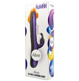 ALIVE - ROMAX VIBRATOR KANINCHEN SILIKON VIOLETT