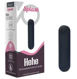 ARMONY -SPLASH HEHE VIBRATORE BULLET IN SILICONE 10 VIBRAZIONI 65 X 15 CM NERO