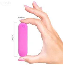 ARMONY - SPLASH HEHE VIBRATEUR BULLET SILICONE 10 VIBRATIONS 65 X 15 CM ROSE