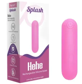 ARMONY - SPLASH HEHE VIBRATEUR BULLET SILICONE 10 VIBRATIONS 65 X 15 CM ROSE