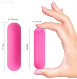 ARMONY - SPLASH HAHA VIBRATORE BULLET IN SILICONE 10 VIBRAZIONI 75 X 19 CM ROSA