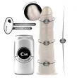 COCK MILLER - GODE AVEC VENTOUSE, LUMIÈRES ET VIBRATIONS AVEC TÉLÉCOMMANDE BLANC 20,5 CM COCK MILLER - GODE AVEC VENTOUSE, LUMIÈRES ET VIBRATIONS AVEC TÉLÉCOMMANDE BLANC 20,5 CM