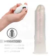 COCK MILLER - DILDO WITH SUCTION CUP, LIGHTS AND VIBRATION WITH REMOTE CONTROL WHITE 20.5 CM