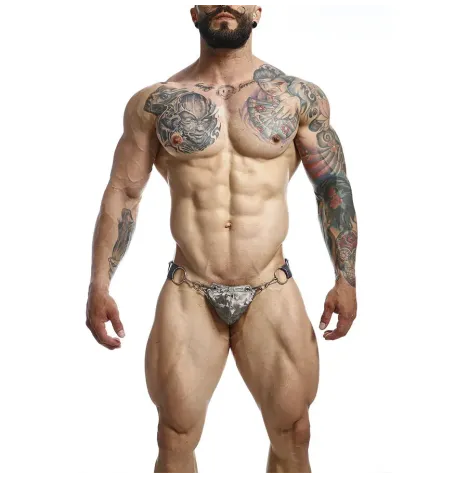 MOB - DNGEON SNAP JOCKSTRAP GRAY ONE SIZE