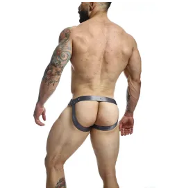 MOB - DNGEON JOCKSTRAP A PRESIÓN GRIS TALLA ÚNICA