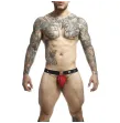 MOB - DNGEON JOCKSTRAP ROJO CON CADENAS TALLA ÚNICA MOB - DNGEON JOCKSTRAP ROJO CON CADENAS TALLA ÚNICA