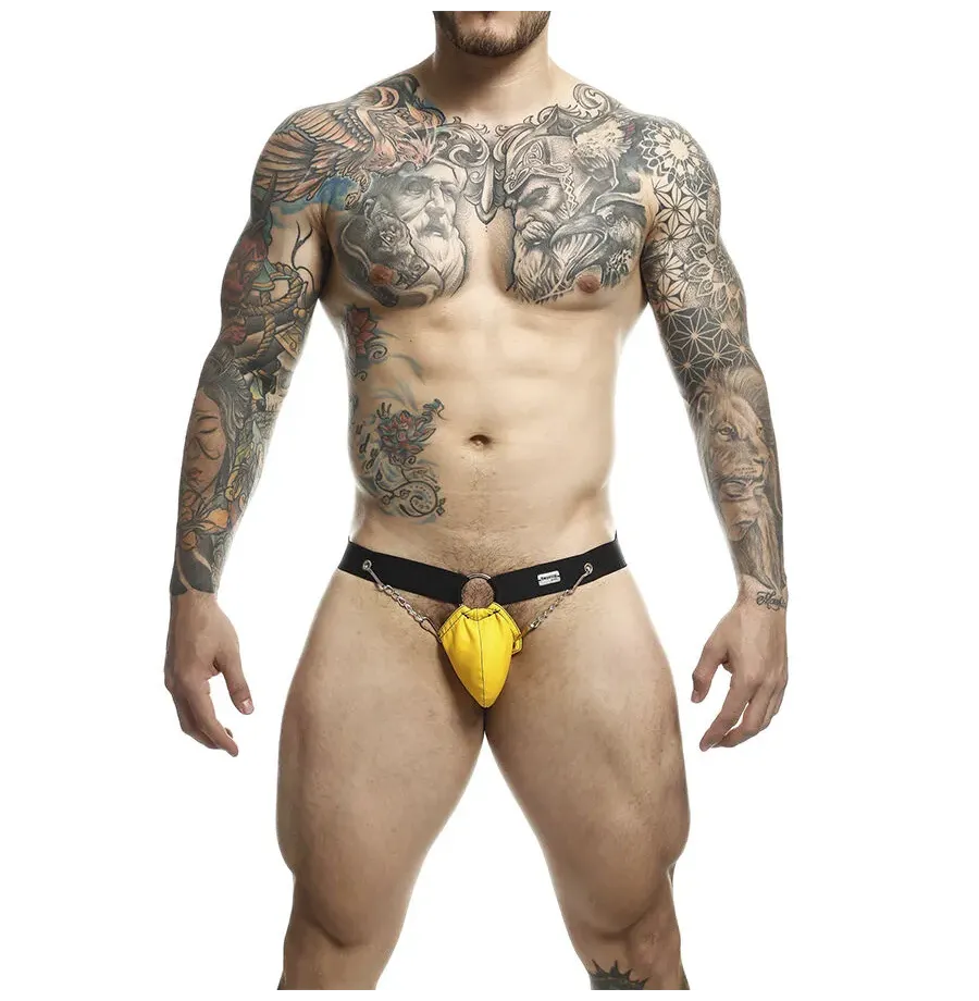 MOB - DNGEON JOCKSTRAP AMARILLO CON CADENAS TALLA ÚNICA MOB - DNGEON JOCKSTRAP AMARILLO CON CADENAS TALLA ÚNICA