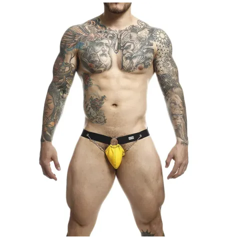 MOB - DNGEON GELB JOCKSTRAP MIT KETTEN EINE GRÖSSE