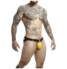 MOB - DNGEON JOCKSTRAP GIALLO CON CATENE TAGLIA UNICA