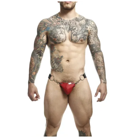 MOB - DNGEON SNAP JOCKSTRAP ROT EINE GRÖSSE