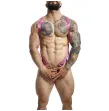 MOB - DNGEON CROSS BACK HARNESS ROSA EINE GRÖSSE MOB - DNGEON CROSS BACK HARNESS ROSA EINE GRÖSSE