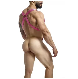 MOB - DNGEON CROSS BACK HARNESS ROSA EINE GRÖSSE