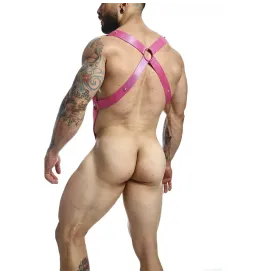 MOB - DNGEON CROSS BACK HARNESS ROSA EINE GRÖSSE