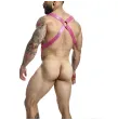 MOB - DNGEON CROSS BACK HARNESS PINK ONE SIZE