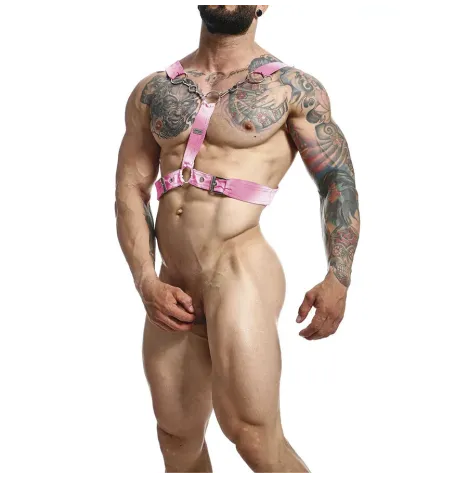 MOB - DNGEON PINK CHAIN HARNESS ONE SIZE Y