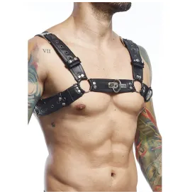 MOB - DNGEON SCHWARZER HARNESS-GÜRTEL, EINHEITSGRÖSSE