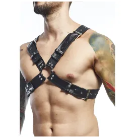 MOB - DNGEON SCHWARZER HARNESS-GÜRTEL, EINHEITSGRÖSSE X
