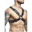 MOB - DNGEON SCHWARZER HARNESS-GÜRTEL, EINHEITSGRÖSSE X MOB - DNGEON SCHWARZER HARNESS-GÜRTEL, EINHEITSGRÖSSE X