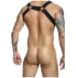MOB - DNGEON HARNESS WITH STRAIGHT BACK BLACK ONE SIZE MOB - DNGEON HARNESS WITH STRAIGHT BACK BLACK ONE SIZE