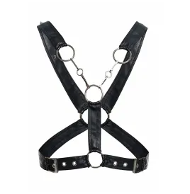 MOB - DNGEON CROSSED BLACK CHAIN HARNESS ONE SIZE
