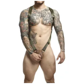 MOB - DNGEON CROSS BACK HARNESS GREEN ONE SIZE