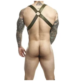 MOB - DNGEON CROSS BACK HARNESS GRÜN EINHEITSGRÖSSE