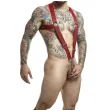MOB - DNGEON CROSS BACK HARNESS RED ONE SIZE MOB - DNGEON CROSS BACK HARNESS RED ONE SIZE