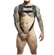 MOB - IMBRACATURA DNGEON CON ANELLO PER PENE IN ARGENTO TAGLIA UNICA MOB - IMBRACATURA DNGEON CON ANELLO PER PENE IN ARGENTO TAGLIA UNICA