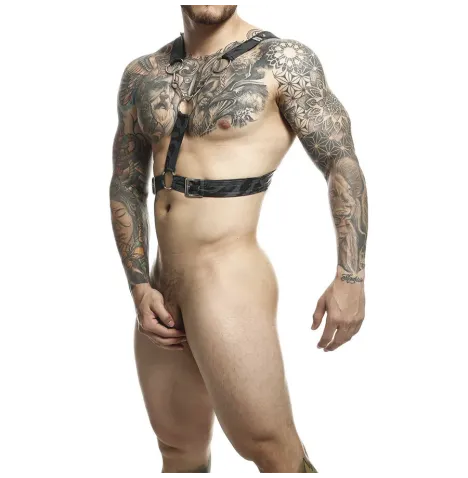 MOB - DNGEON SILVER HARNESS WITH CHAINS ONE SIZE
