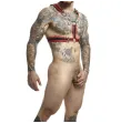 MOB - DNGEON RED HARNESS WITH CHAINS ONE SIZE MOB - DNGEON RED HARNESS WITH CHAINS ONE SIZE