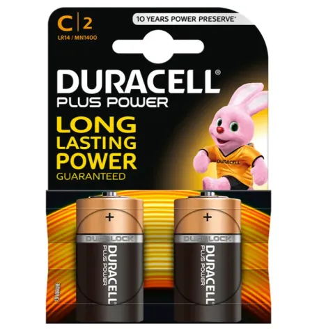 DURACELL - BATTERIA - PLUS POWER C LR14 2 UNIT