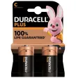 DURACELL - BATTERIA PLUS POWER ALCALINA C LR14 2 UNIT DURACELL - BATTERIA PLUS POWER ALCALINA C LR14 2 UNIT