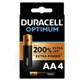 DURACELL - PILE ALCALINE OPTIMUM 200 AA LR6 4 UNIT